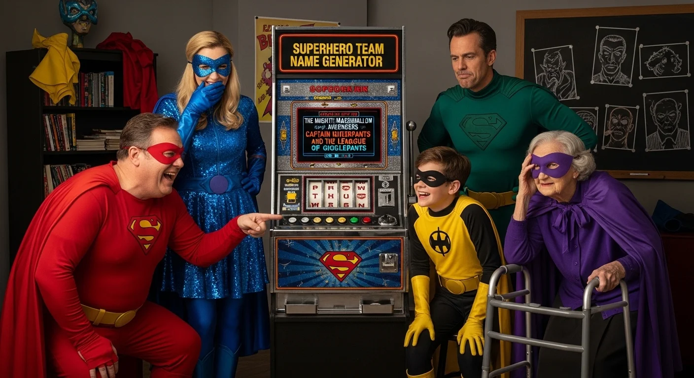 Superhero Team Names Generator