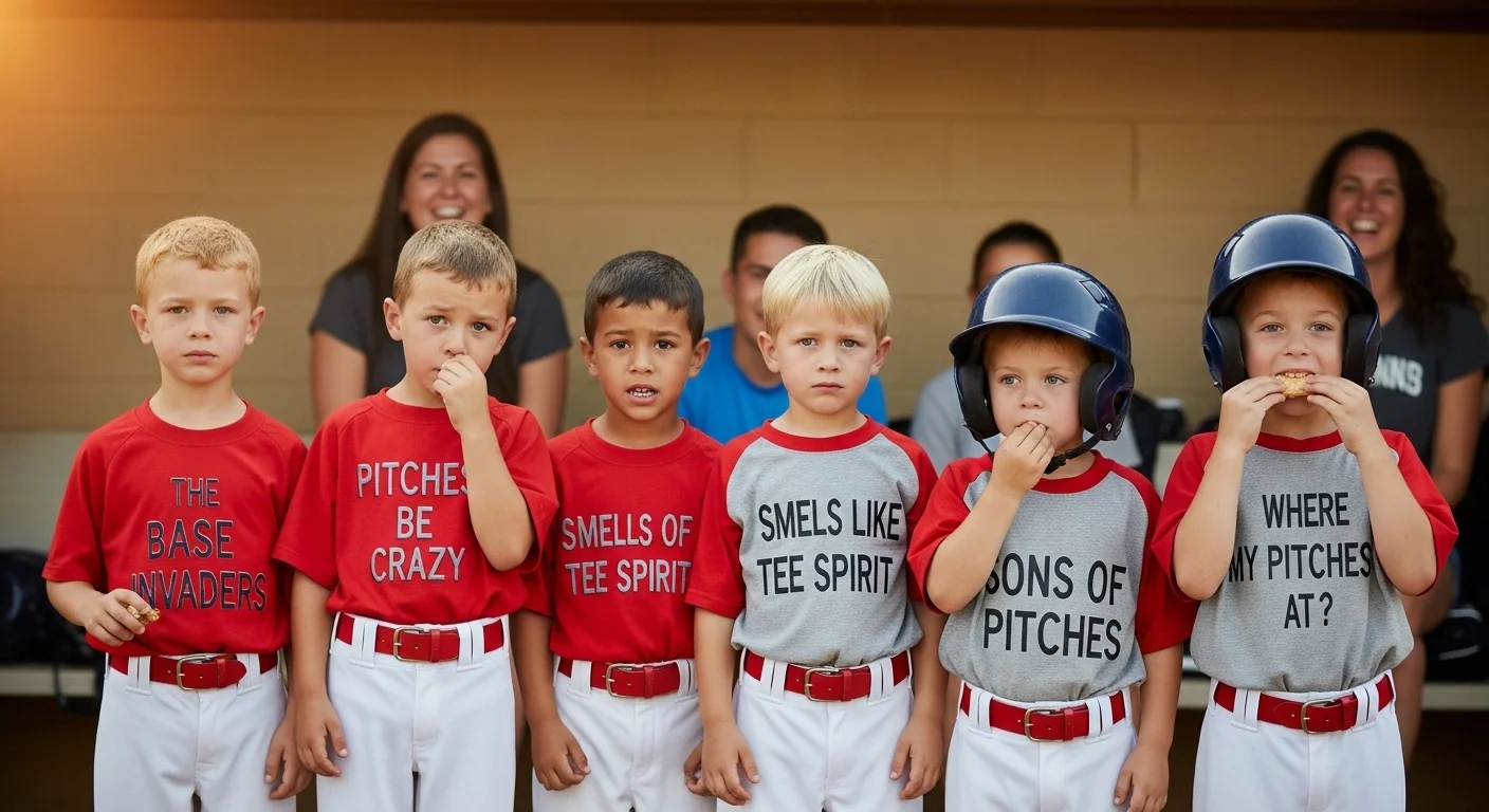 Tee Ball Team Names (Funny)
