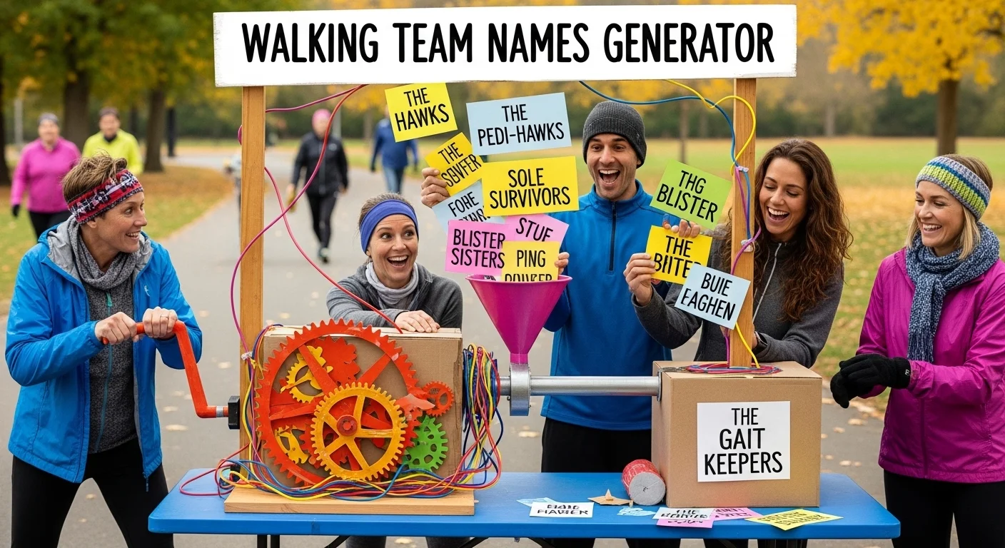 Walking Team Names Generator