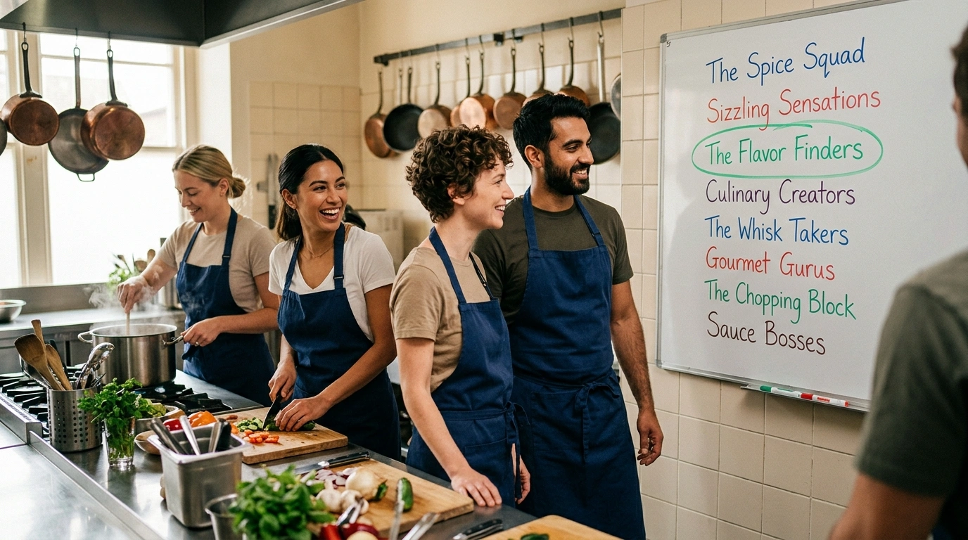 Cooking team names ideas