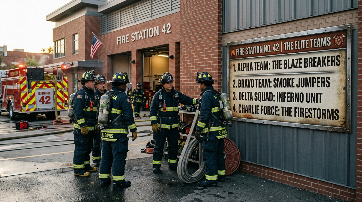 Cool firefighter nicknames