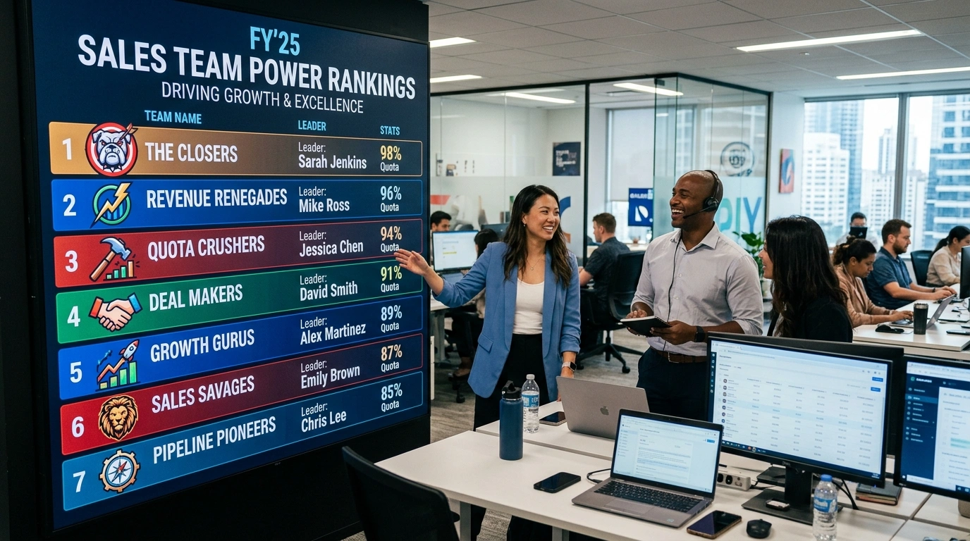 Funny Sales Team Names