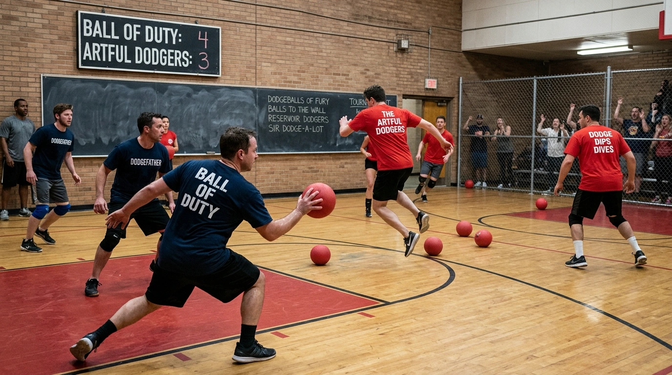 Funny dodgeball team names