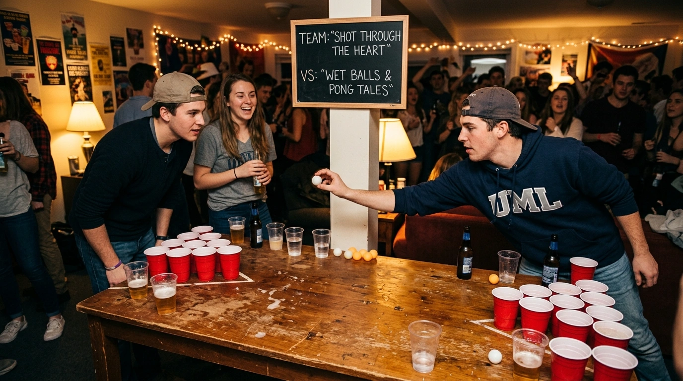 Inappropriate beer pong team names