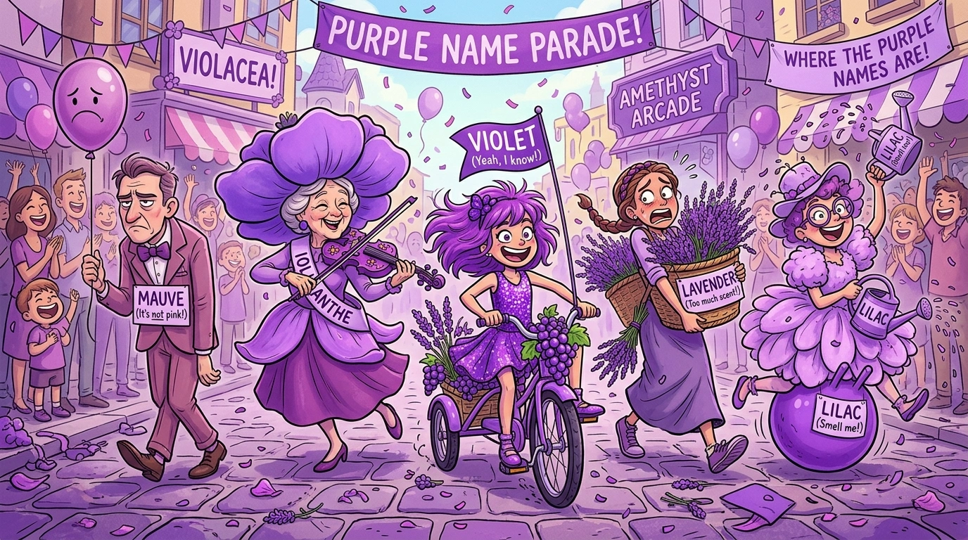 Names That Mean Purple in Japanese