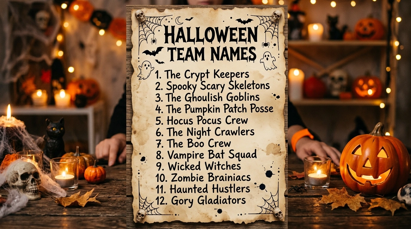 Spooky Team names generator