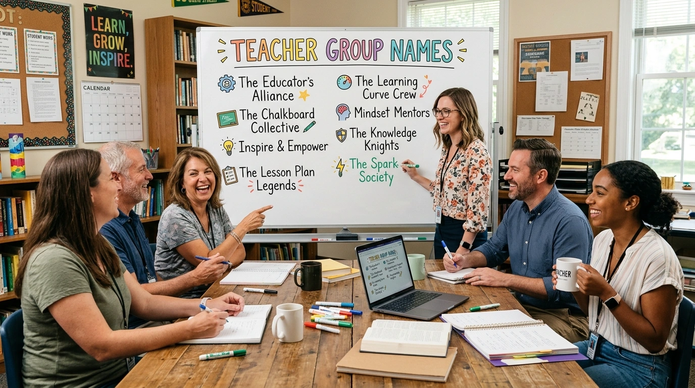 Teacher Group Names in English