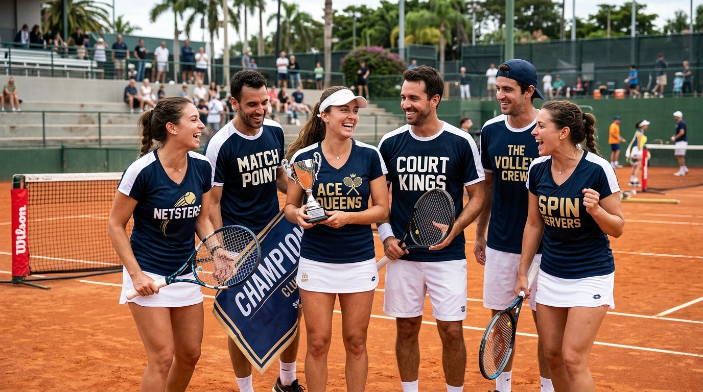 Tennis team names with Love