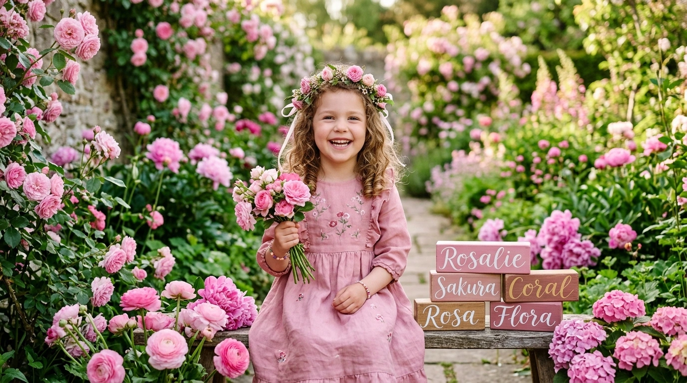 Unique Girl Names That Mean Pink