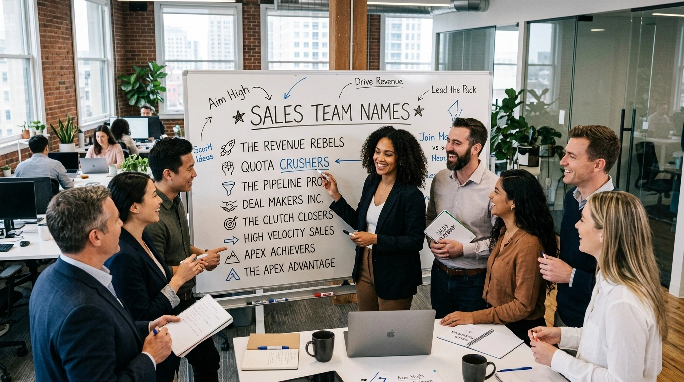 Unique Sales Team Names