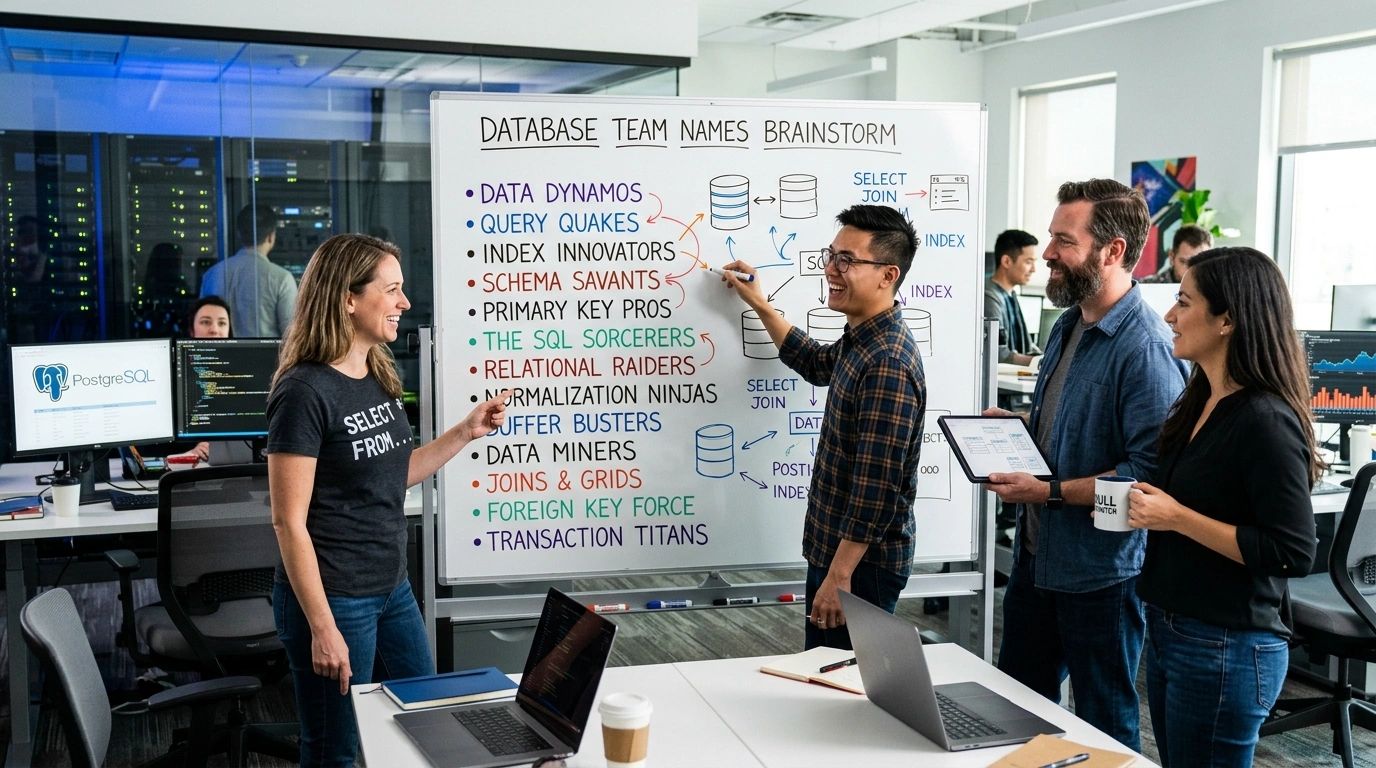 Unique database team names
