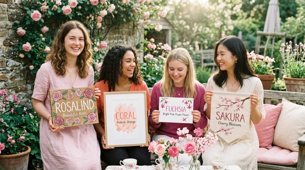 girl names that mean pink