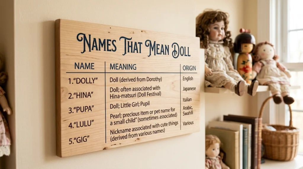 names that mean doll
